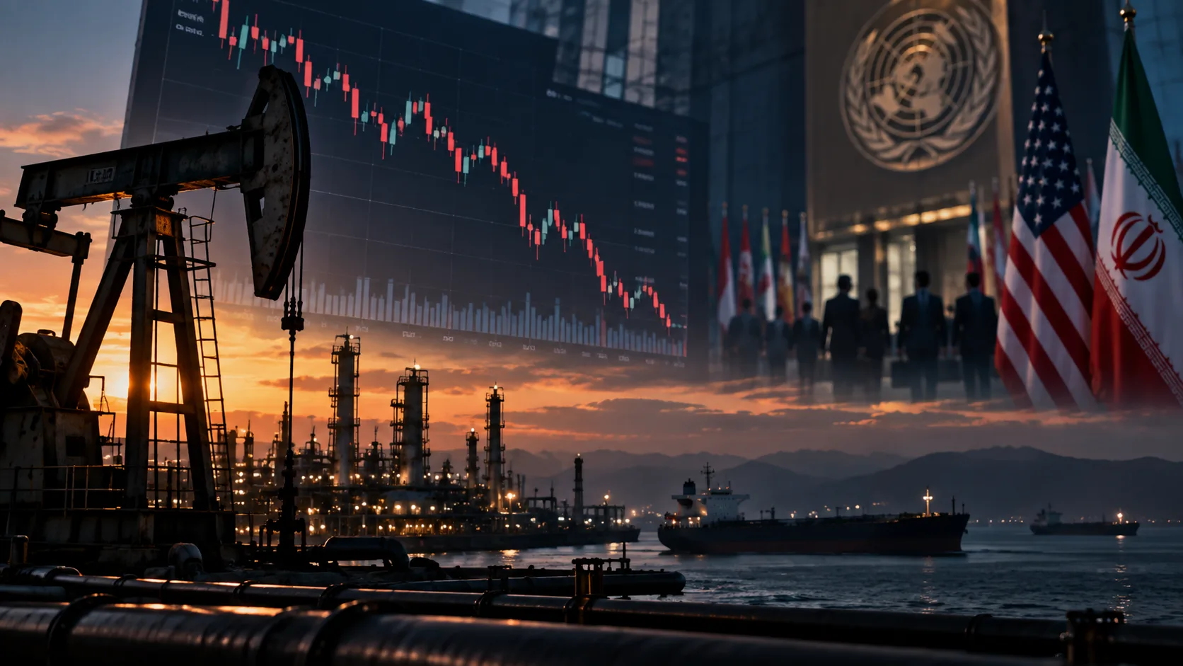 Oil Prices Fall Below $100 as US-Iran Talks Ease Supply Fears